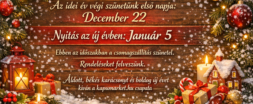 Karácsonyi leállás