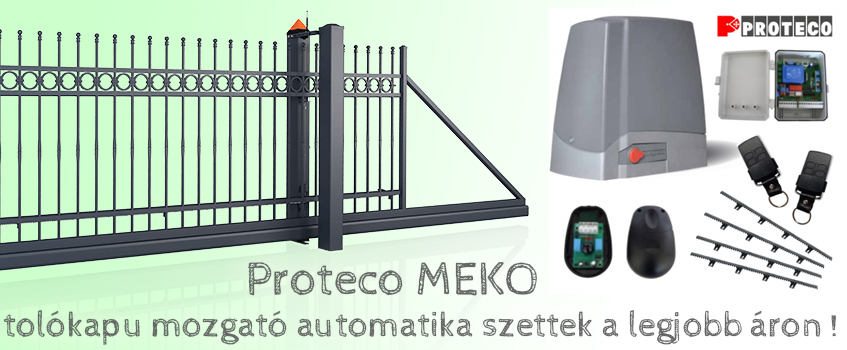 Proteco MEKO tolókapu automatikák a legjobb áron!